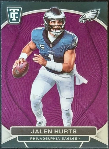 2024 Panini Totally Certified Football Mirror Purple Jalen Hurts #72