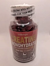 Vitkeepx Creatine Monohydrate Gummies 90 exp 3/9/27 5,000 mg Free Shipping