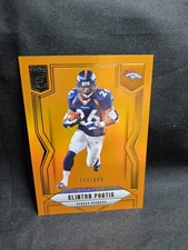 2025 Donruss Elite Football #91 Clinton Portis Status Metallic Orange/849