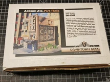 Downtown Deco Addams Ave Pt 3 HO Unbuilt Kit Complete, OB