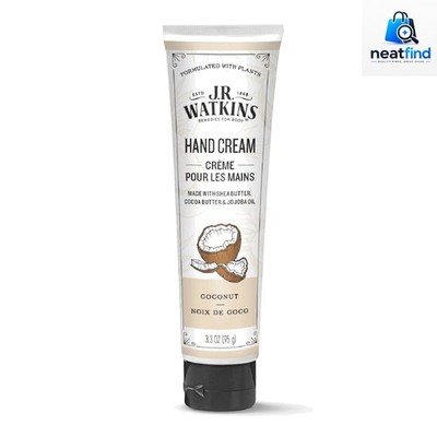 Natural Moisturizing Hand Cream, Coconut, 3.3oz