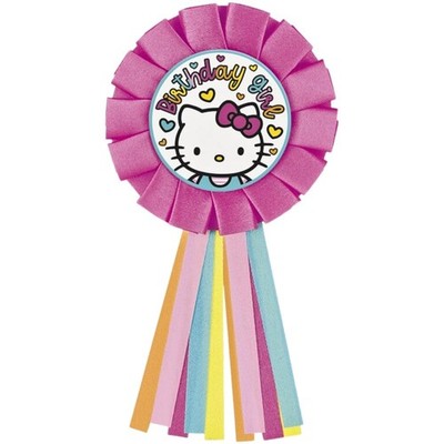 Hello Kitty & Friends Birthday Girl Badge, 3''x7'', 1-Pack, Multicolor