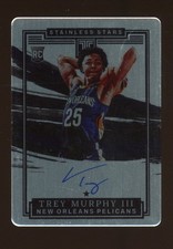 2021-22 Impeccable Stainless Stars Trey Murphy III Pelicans RC Rookie AUTO /99
