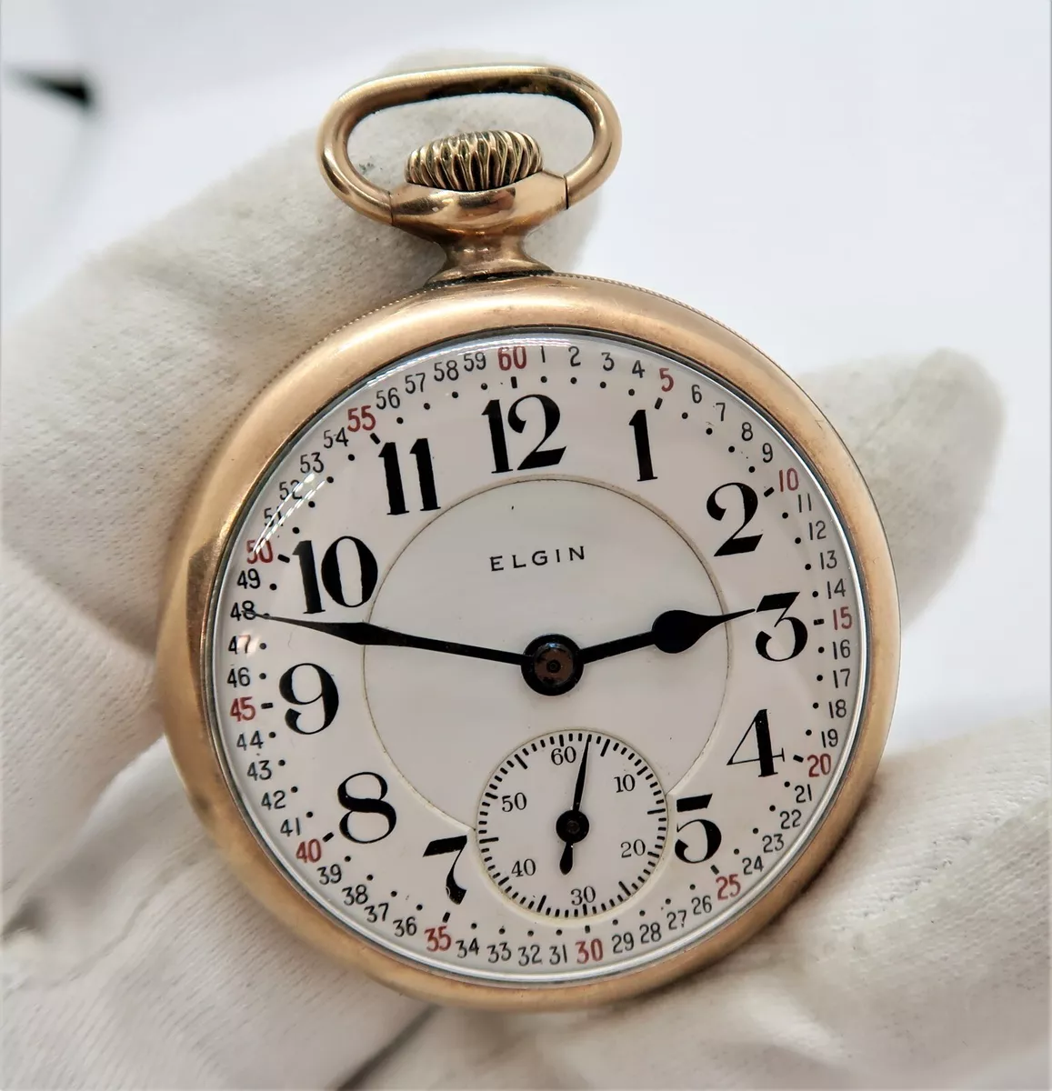 Elgin pocket watch ebay cheap