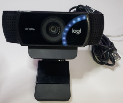 Logitech Logi HD 1080p USB Webcam (860-000527) 1/4 '' inch Tested and Working