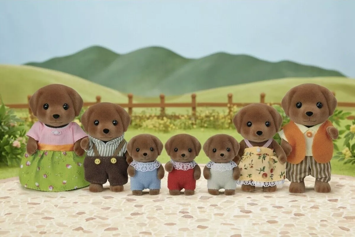 Calico critters hotsell lab family