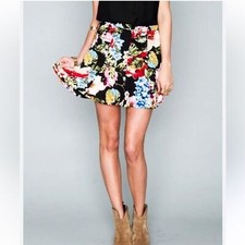 Abercrombie and fitch floral skirt size small