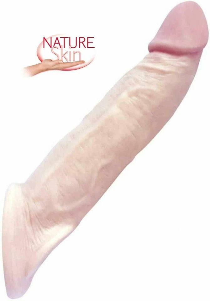 Guaina fallica indossabile prolunga per pene estensore manicotto con anello Foto 3 de 4