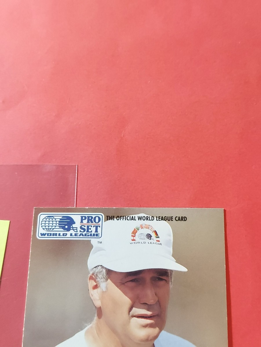 1991 Pro Set WLAF Inserts #3 Jack Bicknell, Coach, cd1 | eBay