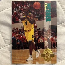 1993 Classic Collection Chris Webber #1 Michigan Golden State Warriors RC
