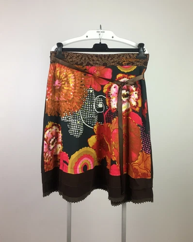 DESIGUAL Women's Skirt 55% Cotton 45% Viscose Size M