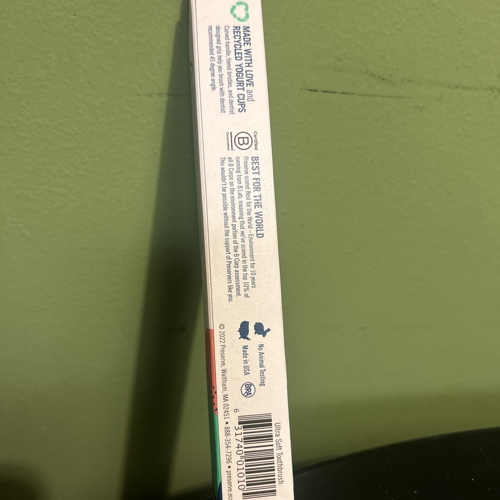 Preserve Toothbrush Different Colors Ultra Soft