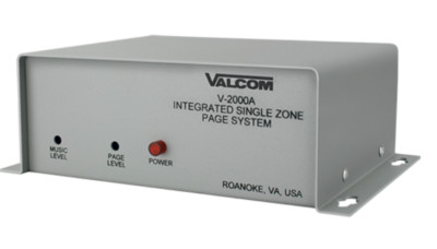 Valcom V-2000a 1 Zone, One-Way, Page Control with Power