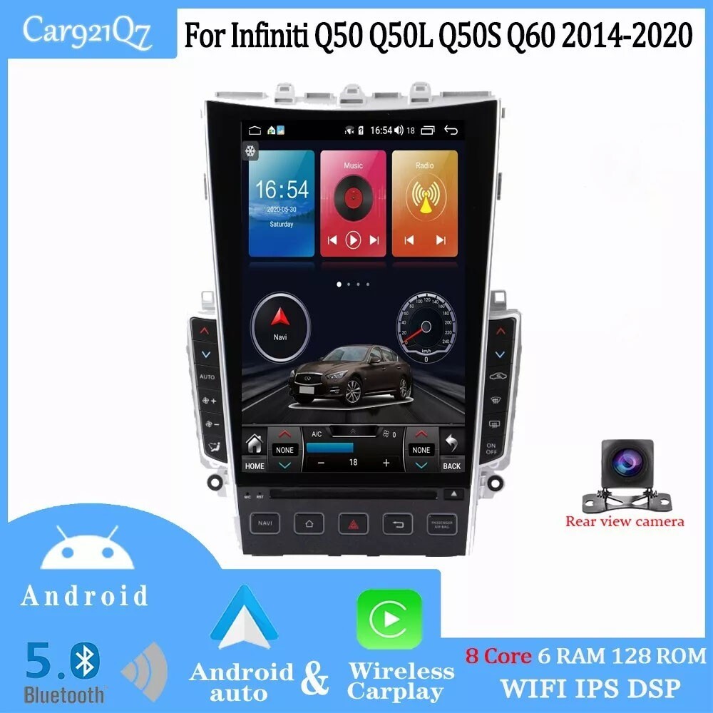 Q50 Red Sport Q50 Offline Android Car Radio For Infiniti Q50 Q60