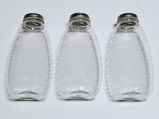 Clear honey Bottles 16oz 3pk
