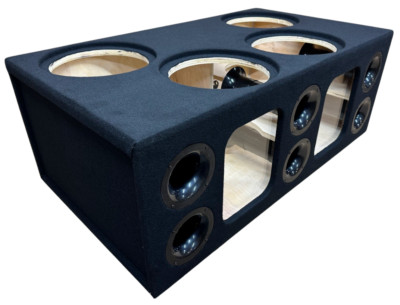 Custom Ported Sub Enclosure Box for 4 12'' American Bass XFL XFL-12 Subs ~ BIRCH