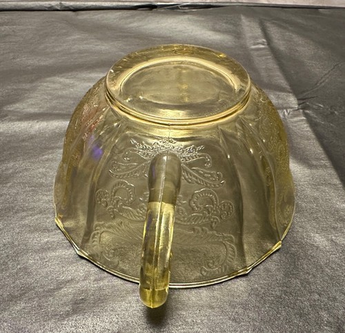 Federal Glas Madrid Bernstein Creme Suppenschale Depression Glas Vintage - Bild 5 von 6