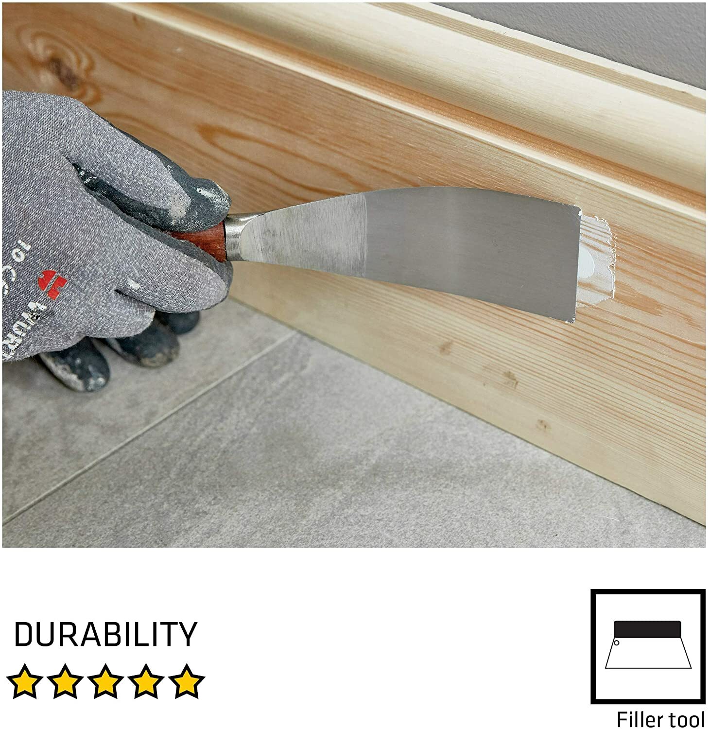 Everbuild MultiPurpose Wood Filler, Light Oak, 250 ml 250ml