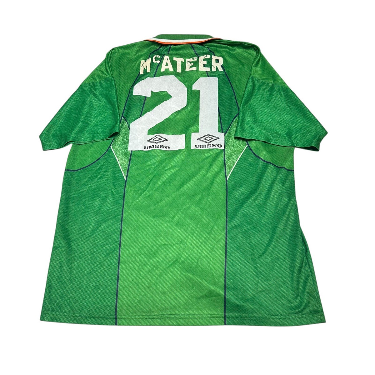 Ireland Home Football Shirt 1994/95 Adults Large L Umbro Vintage