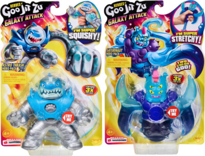 Heroes of Goo Jit Zu Galaxy Attack Stretchy Action Figures - Free