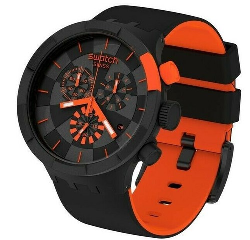 Swatch orologio BIG BOLD Chrono Checkpoint Red ref. SB02B402 | eBay