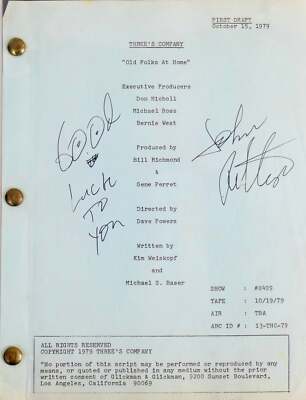[Three's Company] Ritter, John. Signed and Heavily Annotated Script ...