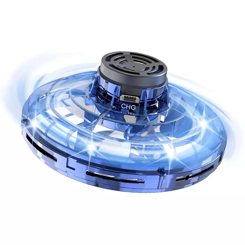 Flying Fidget Spinner With LED Lights - Fun And Easy To Control