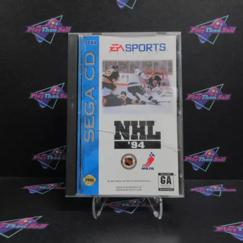 NHL Hockey 94 Sega CD CS + Reg Card Complete CIB - (See Pics)