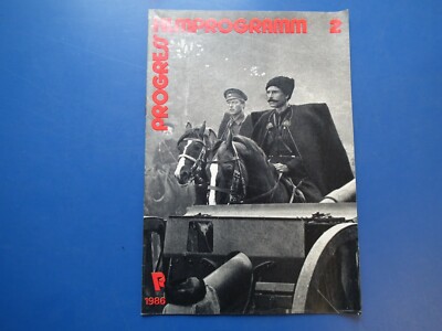 Progress Filmprogramm DDR Zeitschrift 2/1986  gebrauchter Zustand top Exemplar