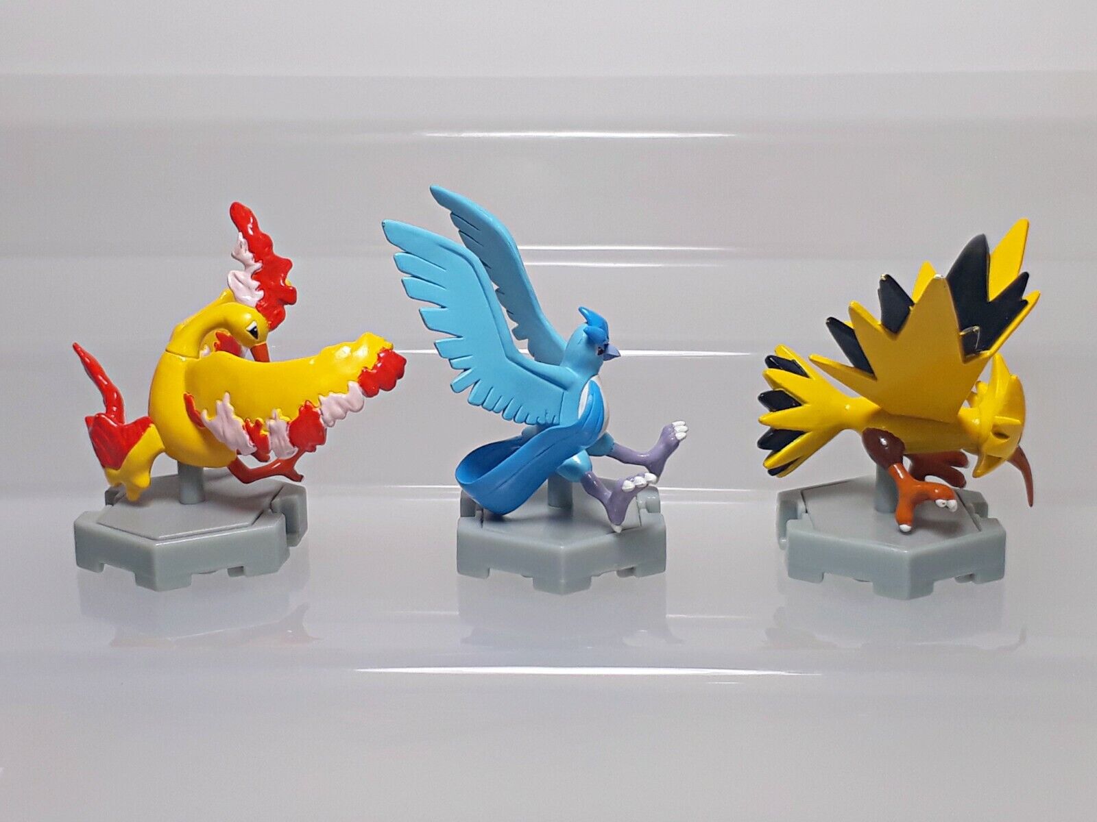 Bandai Pokemon Shokugan Legendary Bird Moltres Zapdos Articuno PVC Action  Figures Pokemon Go Anime Figurine Toys 3pcs/set - AliExpress