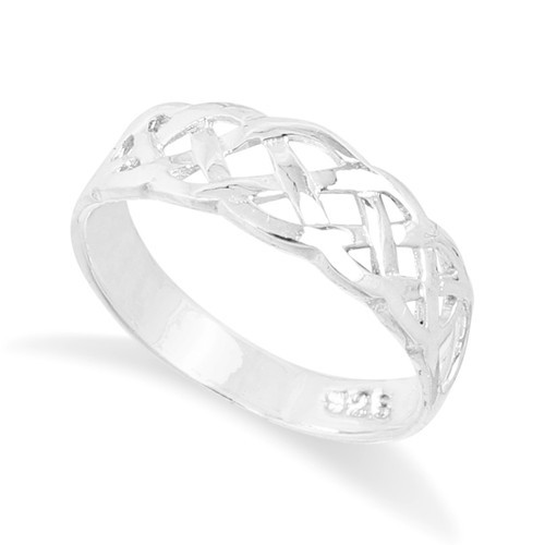 The Triskelion Celtic Band Ring For Men In Sterling Silver, Celtic Men - Foto 2
