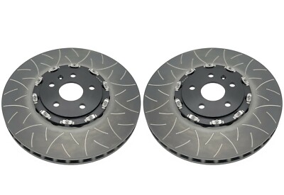 FRONT SLOTTED CRYOGEN Brake Rotors For 2016-2024 Camaro ZL1 CTS-V CTSV w/Brembo