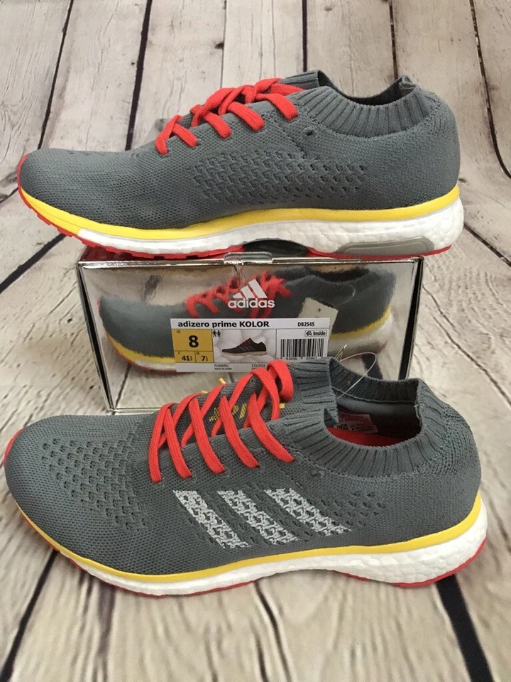 ¡NUEVO con caja! Zapato Adidas AdiZero Prime Color Boost Gris Para Hombre Talla 8 (DB2545) Foto 4 de 4