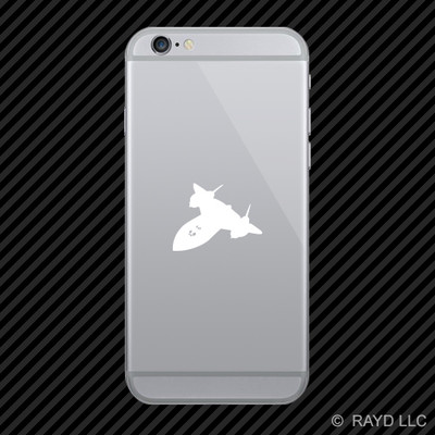 (2x) SR-71 Blackbird Cell Phone Sticker Mobile skunk works #2 many colors
