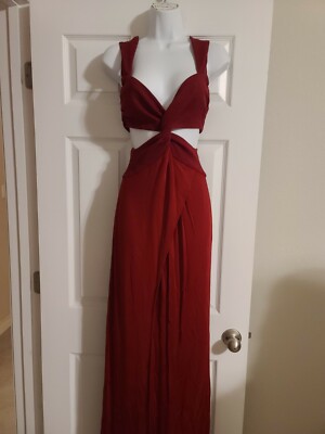 galvan london red dress Silk maxi dress Galvan London Red size 38 FR in Silk
