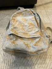 Urban Outfitters Embroidered Gold Mushroom Backpack