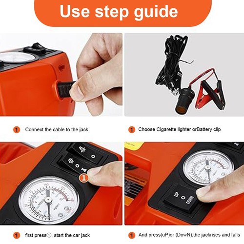 SPZTJK 11023 lbs floor jack car electric jack/tire impact wrench tire repair kit - Picture 16 of 22