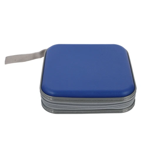 Small Item Storage Portable Album Box Zipper Disc Wallet Album Booklet