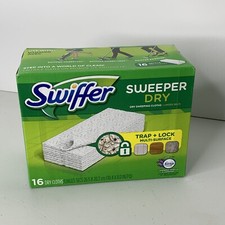Swiffer Sweeper Dry Cloth Refill 16 ea 10.4" x 8.0" New Febreze Lavender