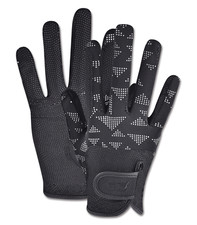  Reithandschuh, Handschuh METROPOLITAN REFLECTIVE schwarz, reflektiert