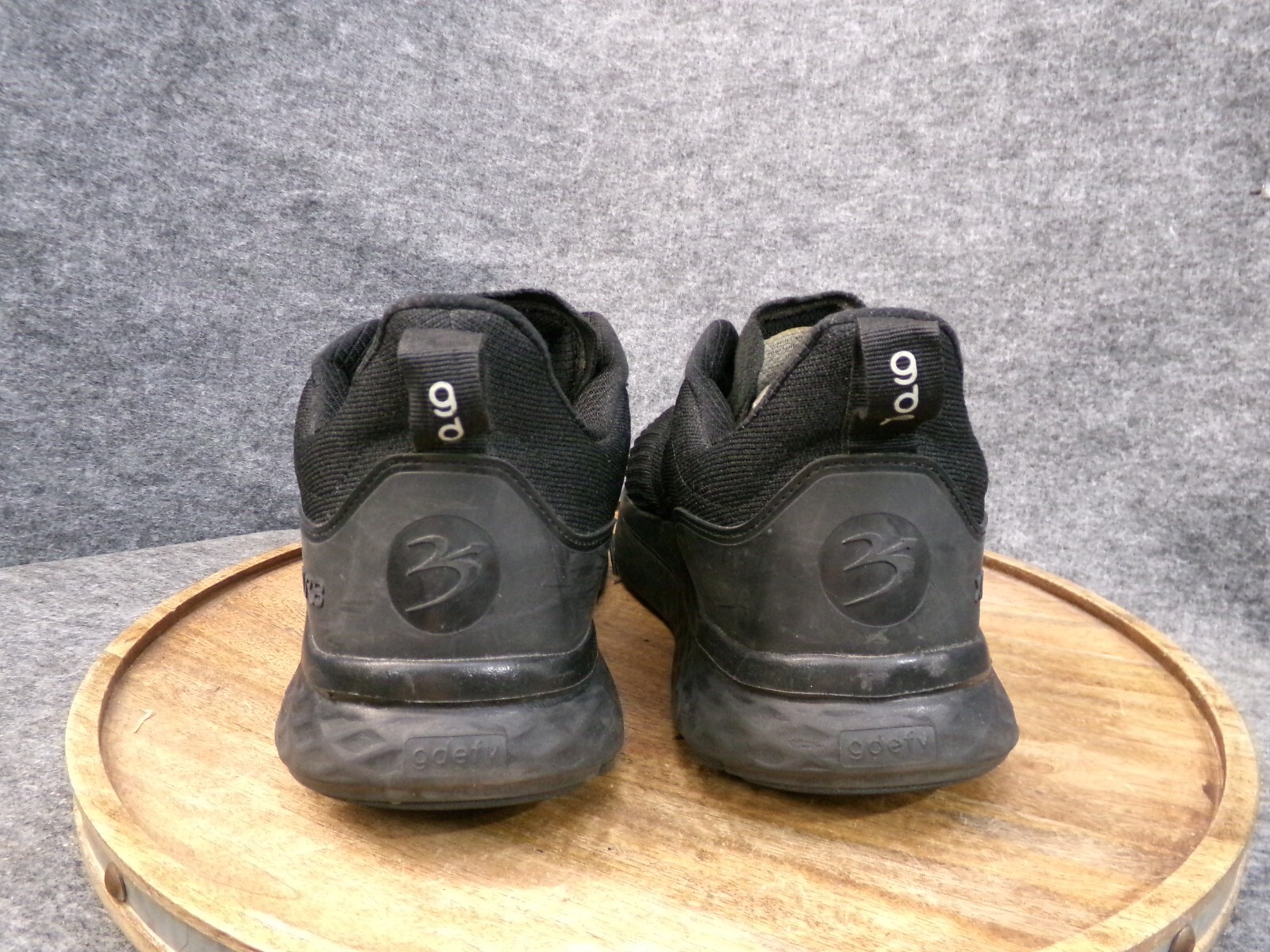 SAOLA Gdefy XLR8 scarpa da corsa uomo tripla nera atletica ammortizzata sneaker taglia 12 US