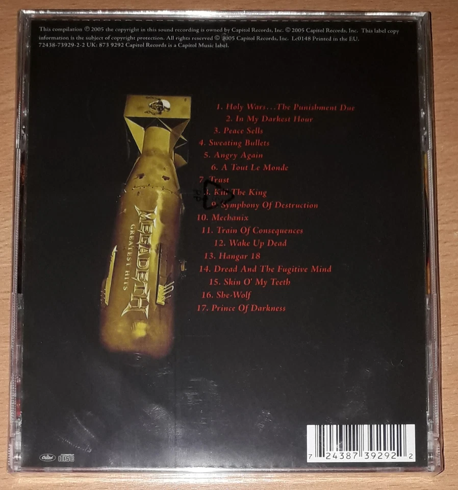 Megadeth - Greatest Hits: Back to the Start CD (Thrash/Heavy Metal) *NEU/OPV* - Bild 3 von 3