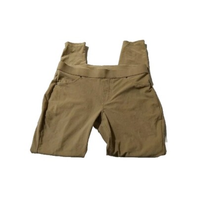 June Daisy Denim Leggings Size L Color Toffee NWT