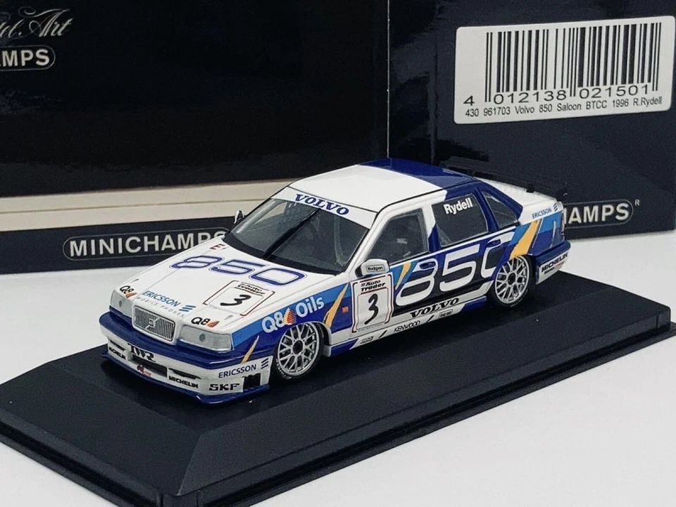 VOLVO 850 20V Saloon 1996 BTCC TWR 1/43 Model Car minicar hpi 8113 MINICHAMPS - Image 2 of 4
