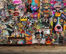 Wallpaper Street Art Urbanism Wallpaper Mural Removeable Washable Peel & Stick