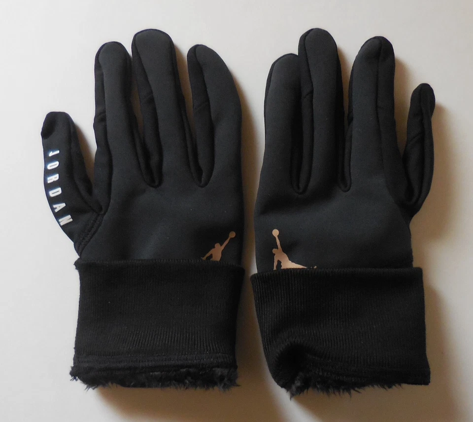 Nike Jordan Hyperstorm Fleece Training Gloves Men Black/Black/Hemp/White M - Image 4 of 4