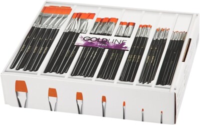 Creativ Company 10248 Teller 84Stück (E)-Pinsel Lackieren von Typ allgemein
