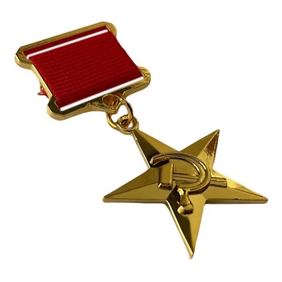 Héroe del Trabajo Socialista Estrella de Oro Medalla Soviética Más Alta Regalo URSS Premio Segunda Guerra Mundial