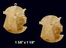Ancient Egyptian Queen Cleopatra  Profile-Raw Brass Stamping/ Flat / 2 Styles