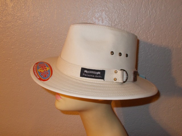 Panama Jack 2395 Mens Ivory Canvas UPF 